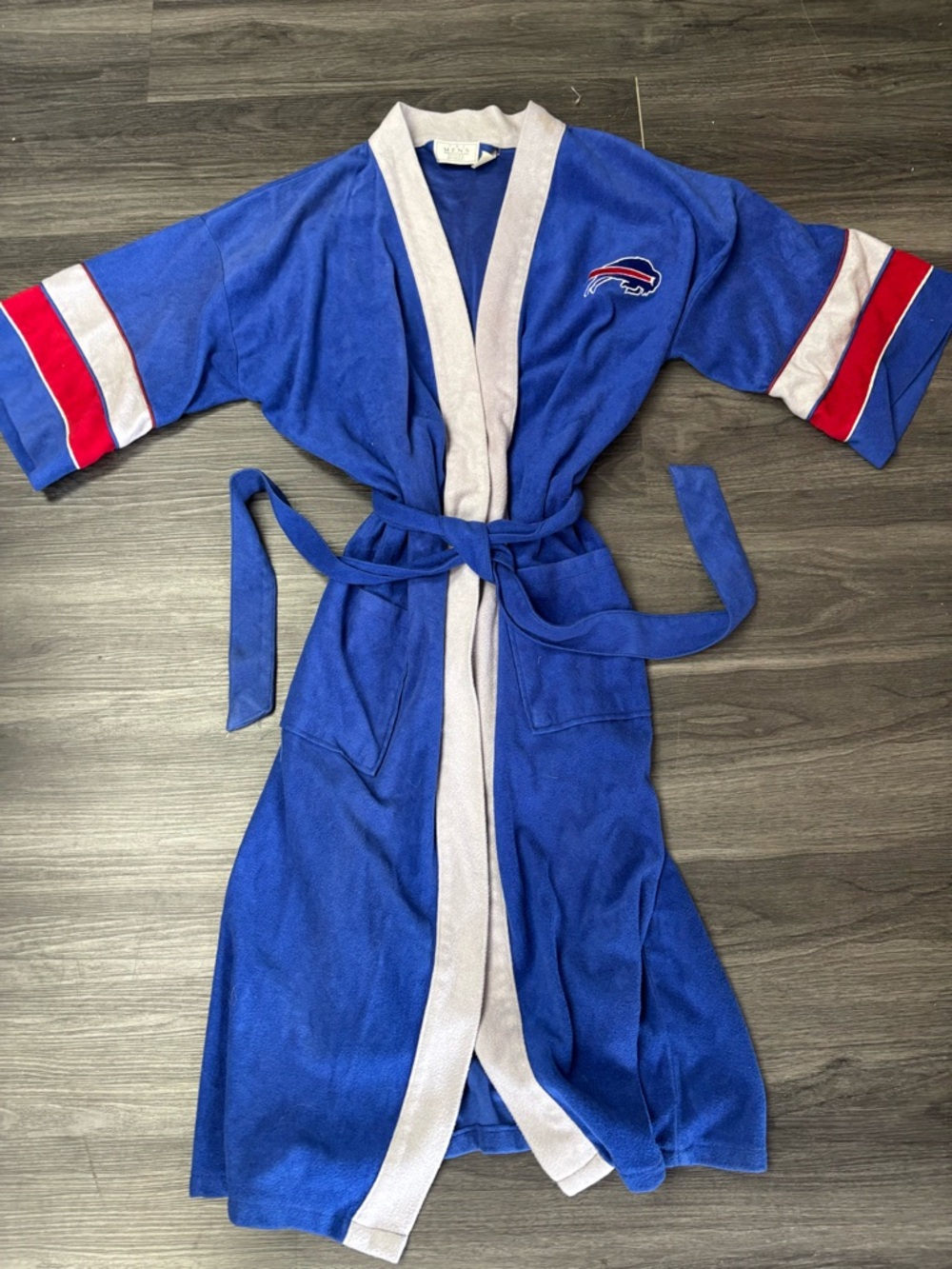 Vintage Buffalo Bills Sears Men’s Store blue bathrobe Rare Find Large